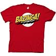 Big Bang Theory Bazinga Red T-Shirt